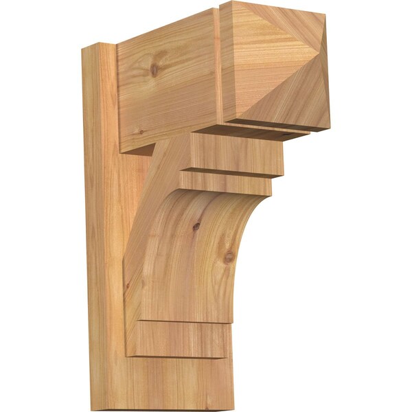 Ekena Millwork Merced Arts & Crafts Smooth Outlooker, Western Red Cedar, 7 1/2"W x 14"D x 18"H OUT08X14X18MRC03SWR - main